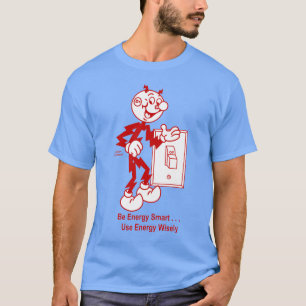 Très amusant T-shirt Reddy Kilowatt