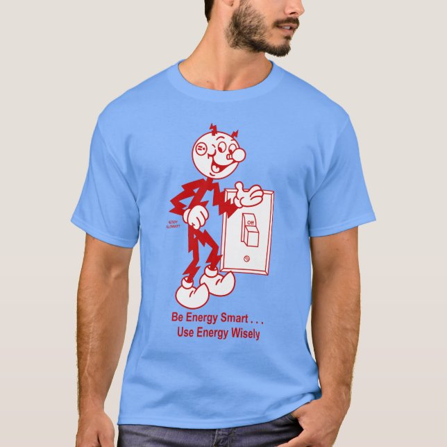 Très amusant T-shirt Reddy Kilowatt (Devant)