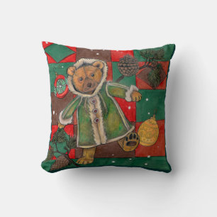 Très Beary Christmas-Teddy Coussin de l'ours