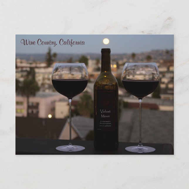 Très Belle Carte Postale Du Pays Du Vin ! (Devant)