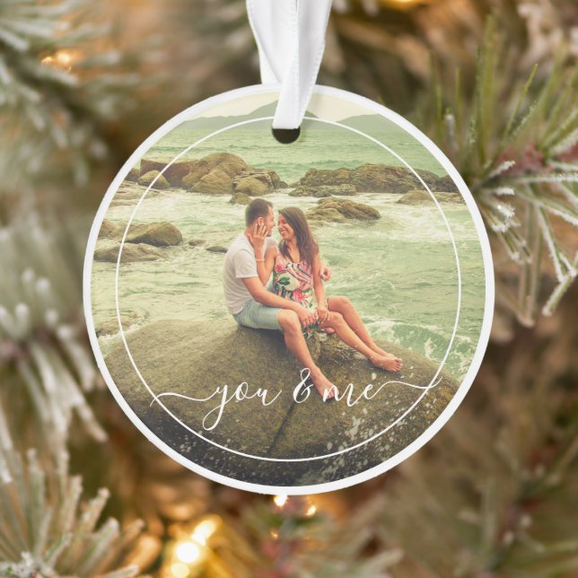 Très Heureux Toi Et Moi Dans L'Amour Classy Élégan (Arbre)