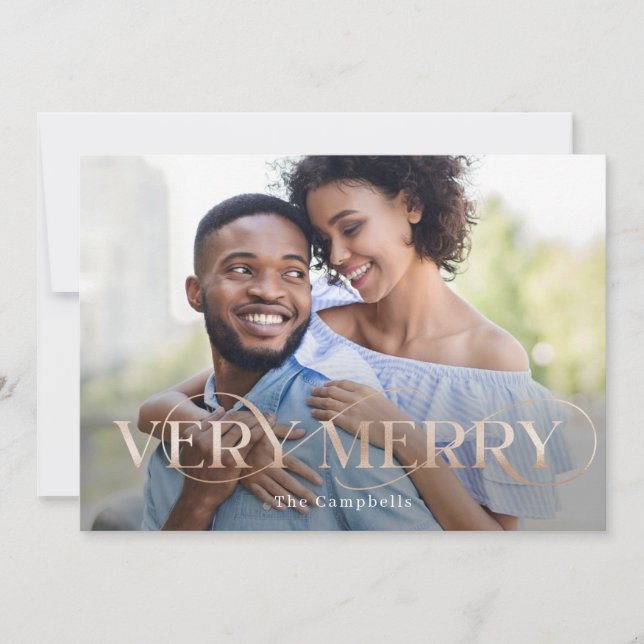 Très Joyeux Carte photo (Devant)