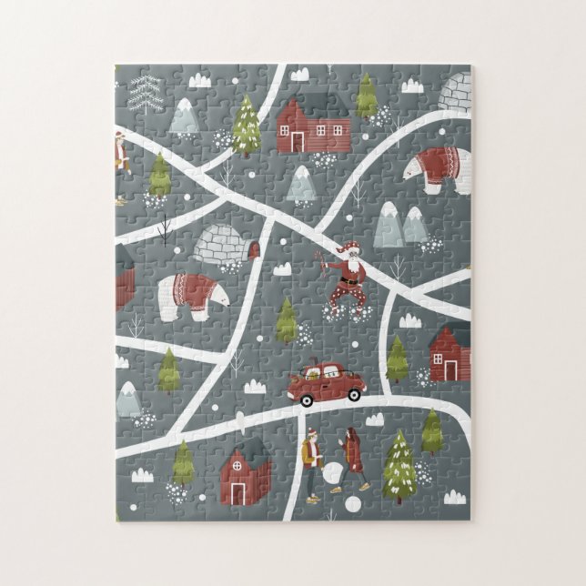 Très Joyeux Noël Jigsaw Puzzle (Vertical)