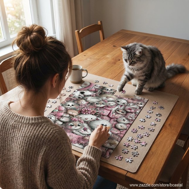 Très mignon puzzle de collage de chats (Créateur téléchargé)