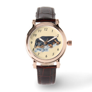 très mignon rottweiler chiot montre chien