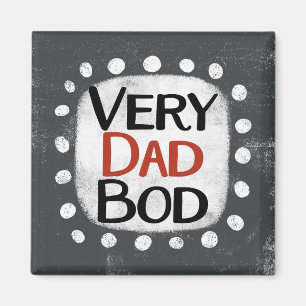 Très Papa Bod Réfrigérateur Magnet