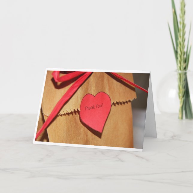 TRÈS RECONNAISSANTE POUR LA CARTE DE REMERCIEMENTS (Devant)