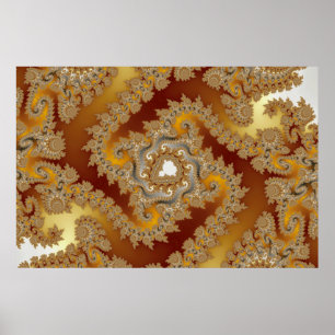 Trésor - affiche de fractale