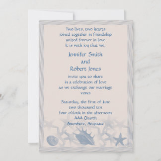 Trésor du Faire-part de mariage de la mer