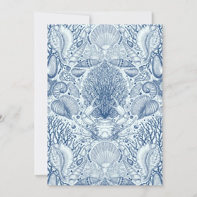 Trésors de plage en bleu (Devant)