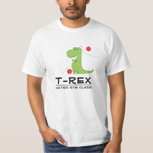 TRex déteste le T-shirt drôle de classe de gymna