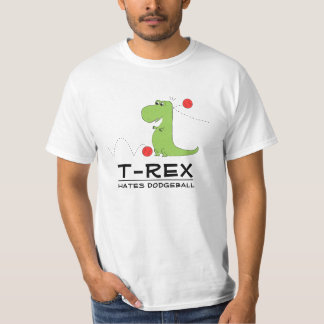 TRex déteste le T-shirt drôle de Dodgeball