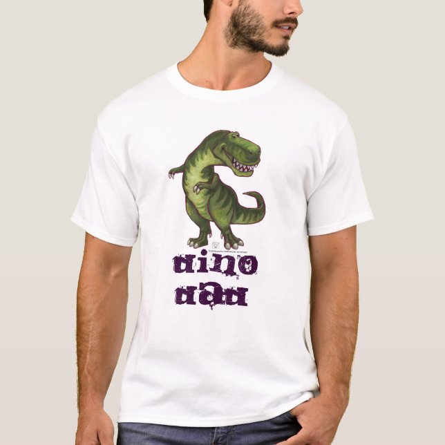 TRex Dino Papa T-Shirt pour hommes (Devant)