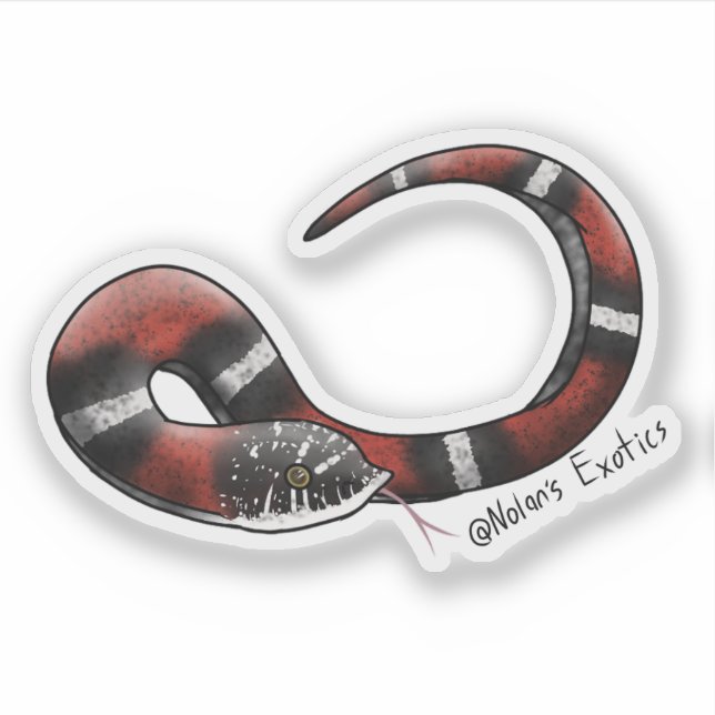 Tri-color Hognose sticker (Devant)