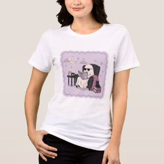 Tri-matière Chat mignon en costume d'Halloween T-Shirt Illustr