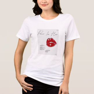 Tri-matière Chemise T-Shirt pour Femmes en Coton à Manches Cou