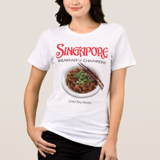 Tri-matière Singapour Chai Tau Kueh - T-shirt en tissu léger