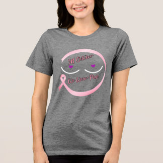 Tri-matière T-shirt Design B En octobre, nous portons du turqu