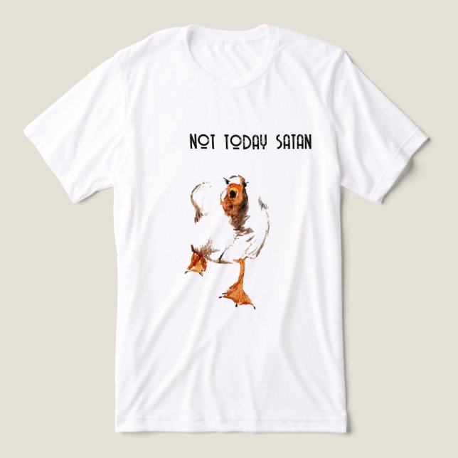 Tri-matière T-Shirt d'oie en colère (Design Recto)