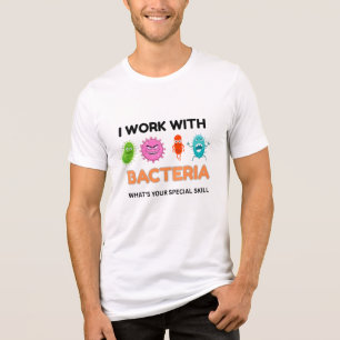 Tri-matière T-Shirt En Microbiologie Drôle - 'Je Joue Avec Les