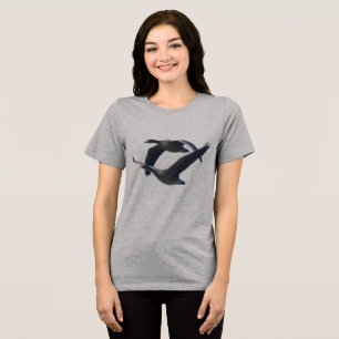 Tri-matière T-shirt en toile Bella pour oies volantes