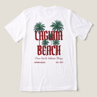 Tri-matière T-shirt graphique de Laguna Beach en Californie av