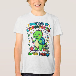 Tri-matière T-shirt « Jour de rentrée en maternelle : joli din