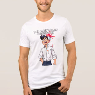 Tri-matière T-Shirt – Personnage de BD Mec de Bureau En Colère