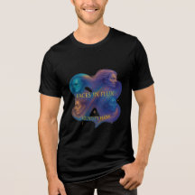 Visages en T-shirt Flux - Tee d'art de flux d'iden