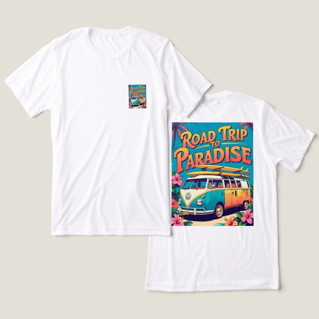 Tri-matière voyage en t-shirt au paradis (Design Recto & Verso)
