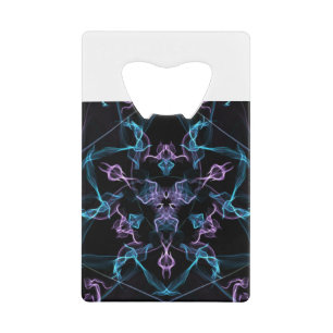 Triangle bleu et violet Mandala