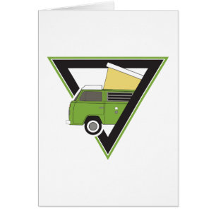 triangle classique camper vert camper van