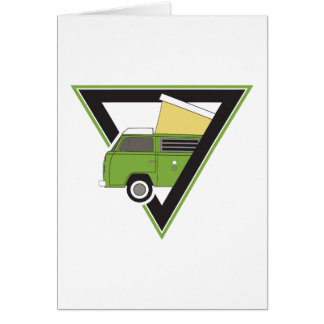 triangle classique camper vert camper van