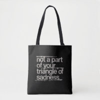Triangle du Sac fourre-tout de tristesse