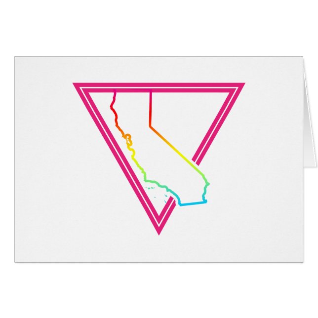 triangle rose californie (Devant Horizontal)