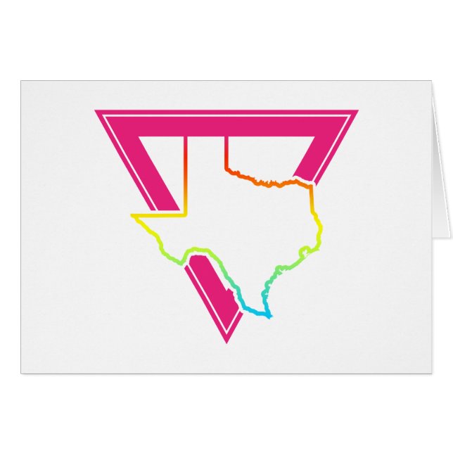 triangle rose texas (Devant horizontal)