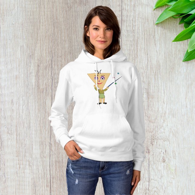 Triangle Tête Caractère Femme Sweat - shirt à capu (Créateur téléchargé)