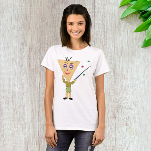 Triangle Tête Caractère Femme T-shirt