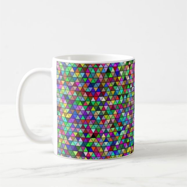 Triangles 11oz Mug (Gauche)
