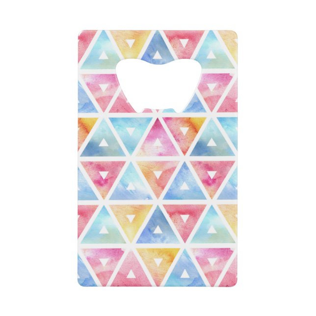 Triangles d'aquarelle de Bohême (Devant)