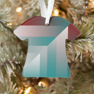 triangles gris bordeaux turquoise