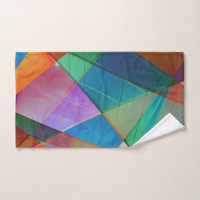 Triangles modernes, colorés, trapézoïdes forme l'a