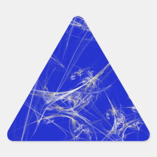 Triangulaire Araignée Web Fractale Arrière-planTriangle Sticker