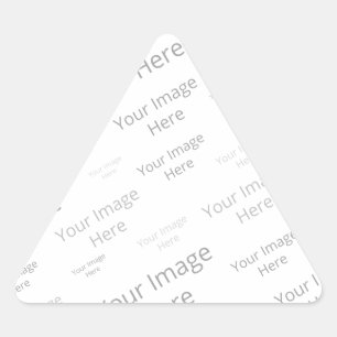 Triangulaire Créez votre propre Sticker Triangle Matte personna
