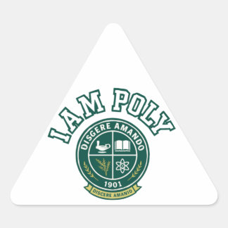 Triangulaire I AM POLY Classic Triangle Sticker