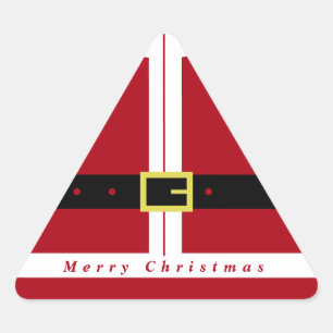 Triangulaire Joy Sticker de Noël Père Noël Cadeaux