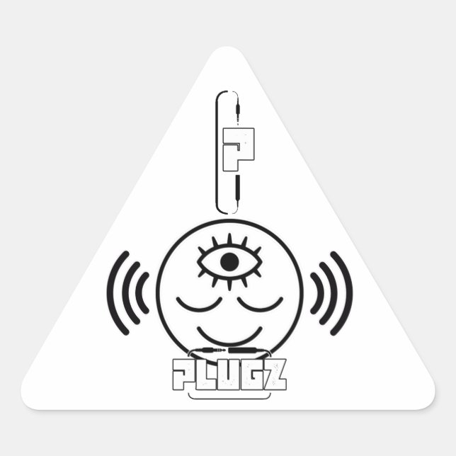 Triangulaire Plugz Sticker (Devant)