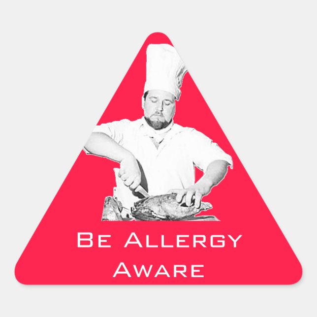 Triangulaire Sticker antiallergique (Devant)