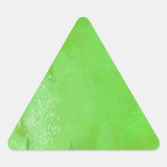 Triangulaire Sticker Bière verte Fête de la St. Patrick's Day (Devant)