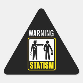 Triangulaire Sticker d'avertissement de statistique